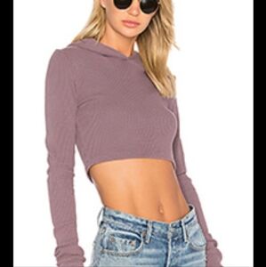 Cotton Citizen Thermal Crop Hoodie